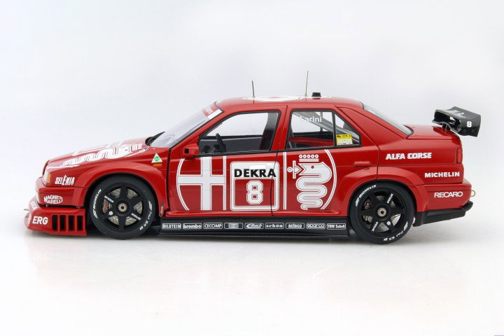 2 car set N. Larini #8 &  A Nannini #7 Alfa Romeo 155 V6 Ti DTM 1993 1:18 AUTOart