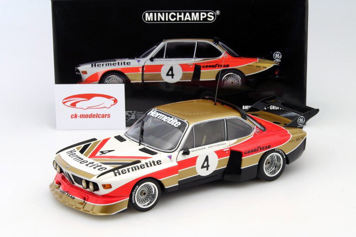 BMW 3.5 CSL Gr.5 #4 Winner 6h Silverstone 1976 Fitzpatrick, Walkinshaw 1:18 Minichamps