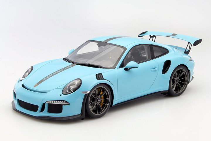 Porsche 911 (991) GT3 RS olympics blue with showcase 1:12 Spark