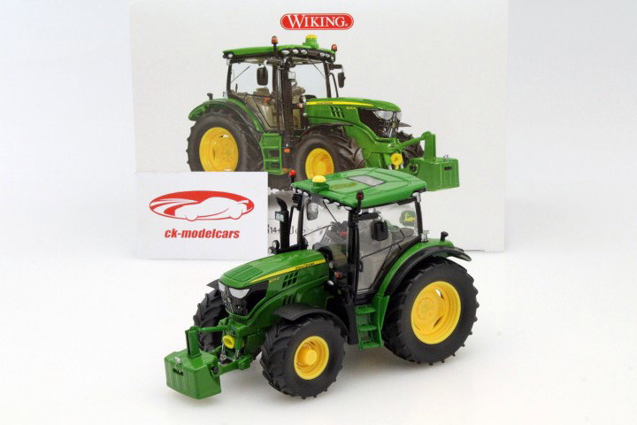 John Deere 6125R tractor green 1:32 Wiking