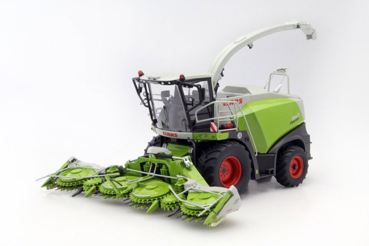Claas Jaguar 860 Feldhäcksler with Orbis 750 and Pick Up 300 green 1:32 Wiking