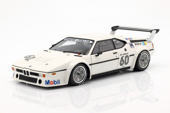 BMW M1 Pro Car #60 winnaar Pro Car serie Zolder 1979 de Angelis 1:18 Minichamps