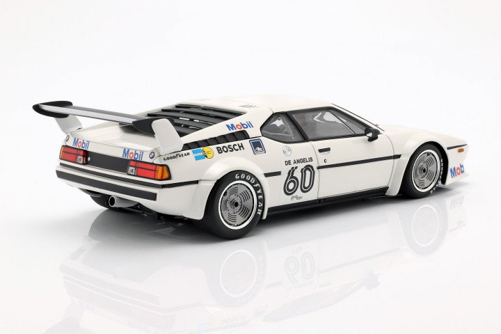 BMW M1 Pro Car #60 winnaar Pro Car serie Zolder 1979 de Angelis 1:18 Minichamps