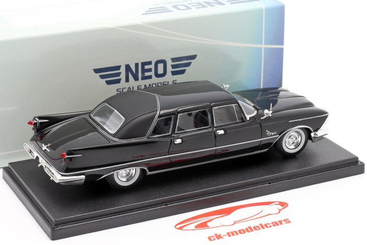Imperial Crown Ghia Limousine Year 1958 black 1:43 Neo