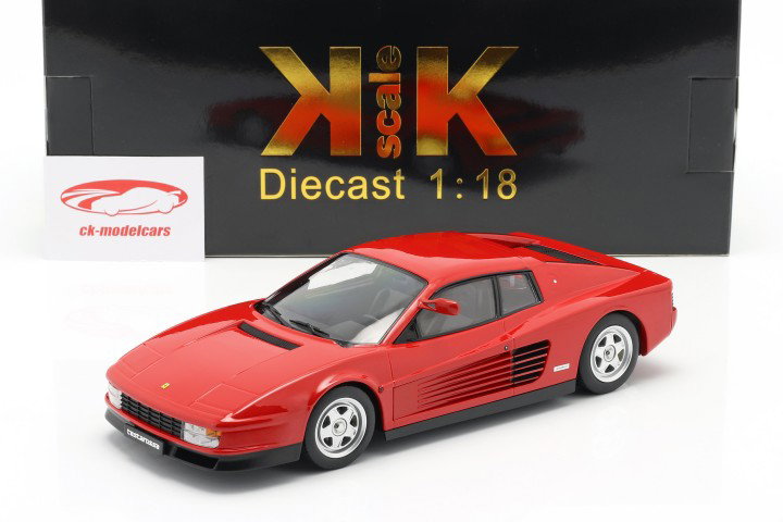 KK-Scale 1:18 Ferrari Testarossa Monospecchio 建設年 1984 赤
