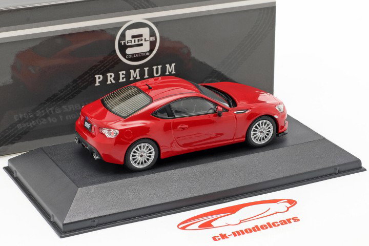 Subaru BRZ STI tS Year 2013 red 1:43 Triple 9