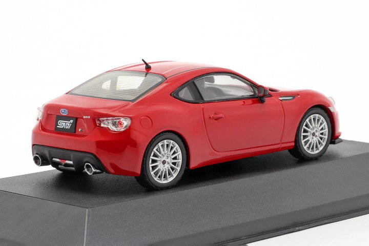 Subaru BRZ STI tS Year 2013 red 1:43 Triple 9