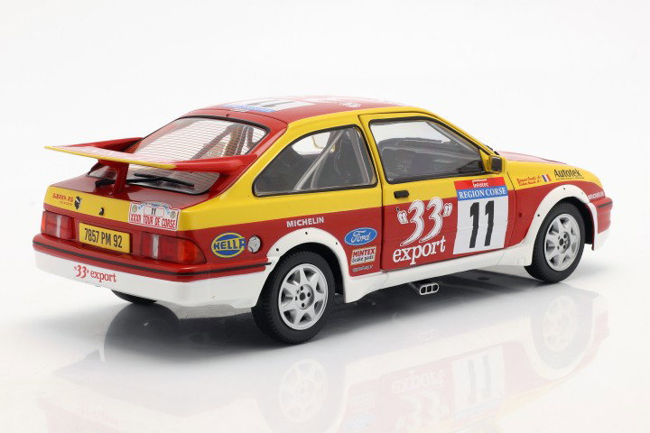 Ford Sierra RS Cosworth #11 Rallye Tour de Corse 1987 Auriol, Occelli 1:18 Solido