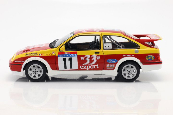 Ford Sierra RS Cosworth #11 Rallye Tour de Corse 1987 Auriol, Occelli 1:18 Solido