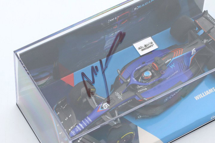 N. de Vries Williams FW44 #45 italiano GP Fórmula 1 2022 Signature Edition 1:43 Minichamps