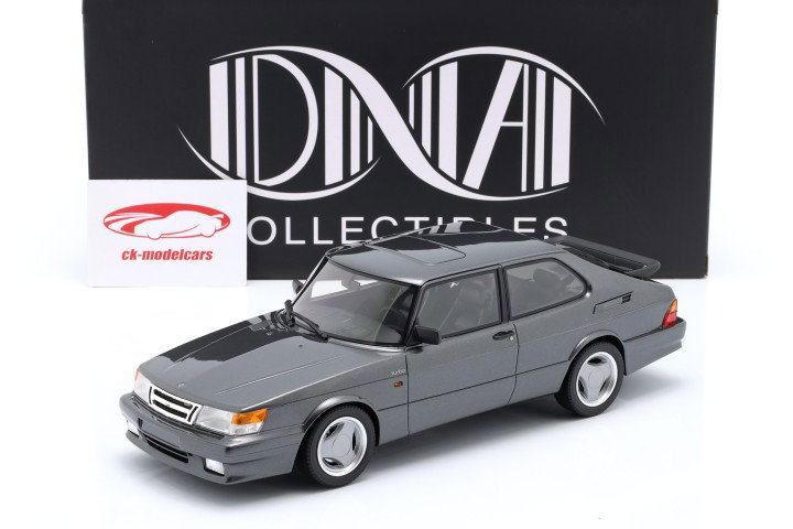 Saab 900 Turbo T16 Airflow Baujahr 1988 grau metallic 1:18 DNA Collectibles