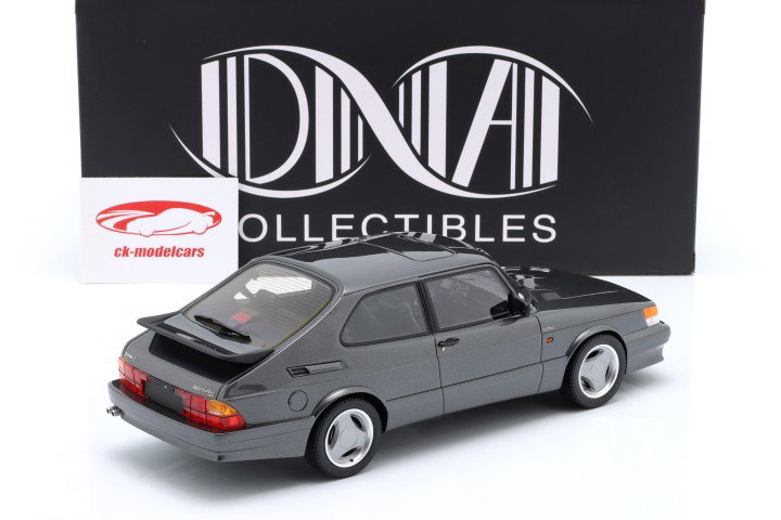 Saab 900 Turbo T16 Airflow Baujahr 1988 grau metallic 1:18 DNA Collectibles