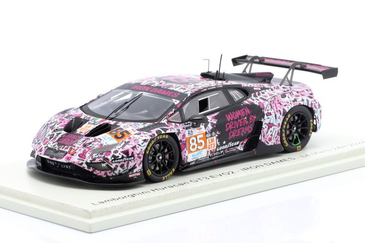 Lamborghini Huracan GT3 Evo 2 #85 Iron Dames 24h LeMans 2024 Bovy, Frey, Gatting 1:43 Spark