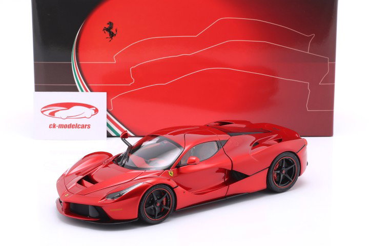 Ferrari LaFerrari Lewis Hamilton rood metalen 1:18 BBR