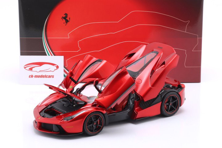 Ferrari LaFerrari Lewis Hamilton rood metalen 1:18 BBR