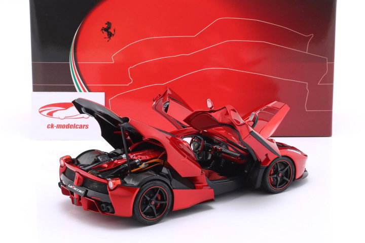 Ferrari LaFerrari Lewis Hamilton rood metalen 1:18 BBR