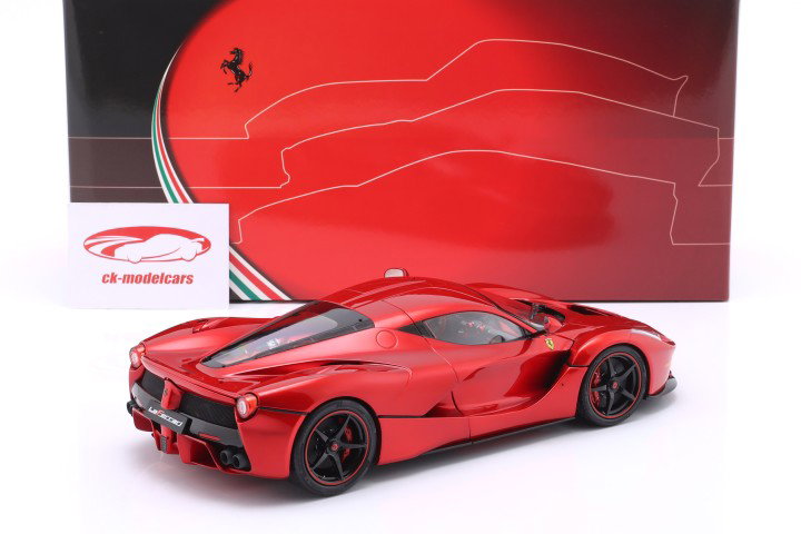 Ferrari LaFerrari Lewis Hamilton rood metalen 1:18 BBR