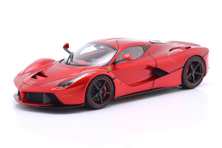 Ferrari LaFerrari Lewis Hamilton rood metalen 1:18 BBR