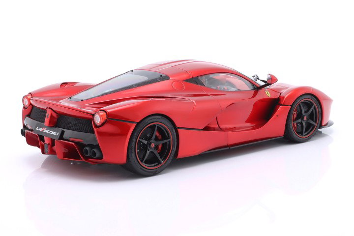 Ferrari LaFerrari Lewis Hamilton rood metalen 1:18 BBR
