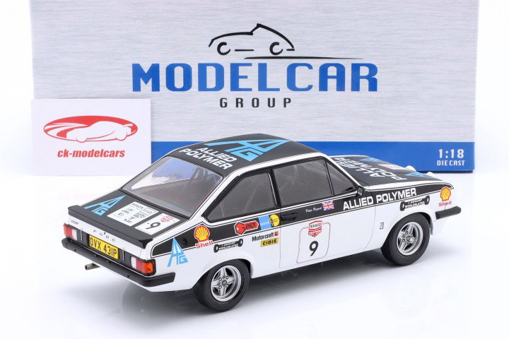 Ford Escort MK II RS 2000 #9 Lombard RAC Rallye 1977 Vatanen, Bryant 1:18 ModelCar Group