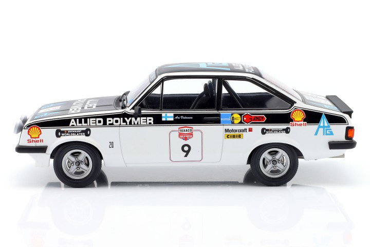 Ford Escort MK II RS 2000 #9 Lombard RAC Rallye 1977 Vatanen, Bryant 1:18 ModelCar Group