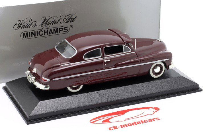 Mercury Montery Coupe Ano de construção 1950 vermelho escuro 1:43 Minichamps