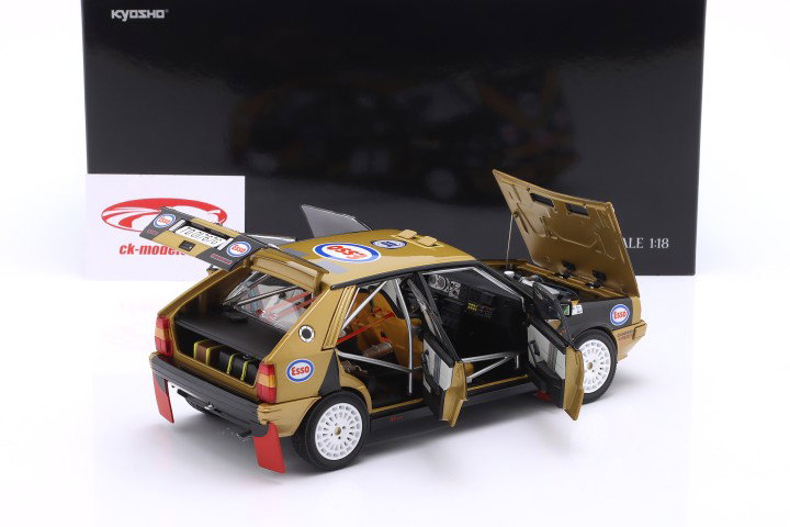 Lancia Delta HF 4WD #1 Winner Rallye Piancavallo 1987 Tabaton, Tedeschini 1:18 Kyosho