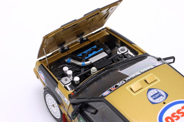 Lancia Delta HF 4WD #1 Winner Rallye Piancavallo 1987 Tabaton, Tedeschini 1:18 Kyosho