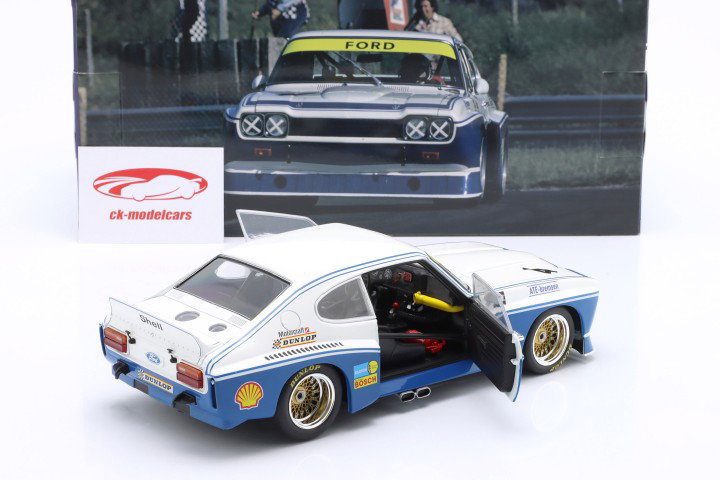 Ford Capri RS 3100 #4 Winner ETCC Zandvoort 1974 Stommelen, Mass 1:18 WERK83