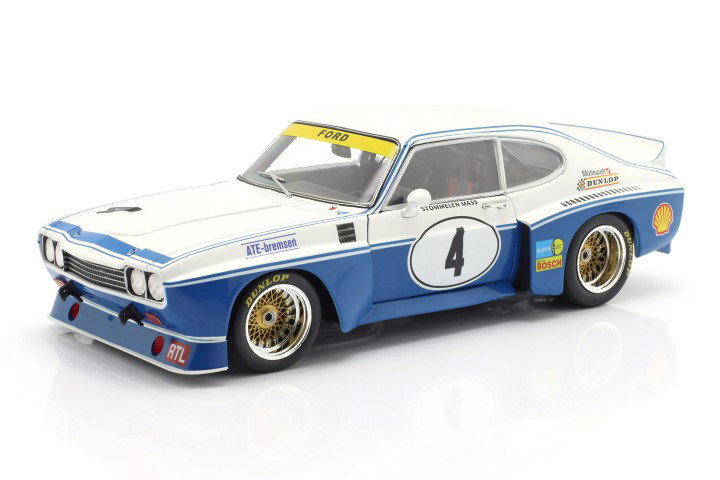 Ford Capri RS 3100 #4 Winner ETCC Zandvoort 1974 Stommelen, Mass 1:18 WERK83