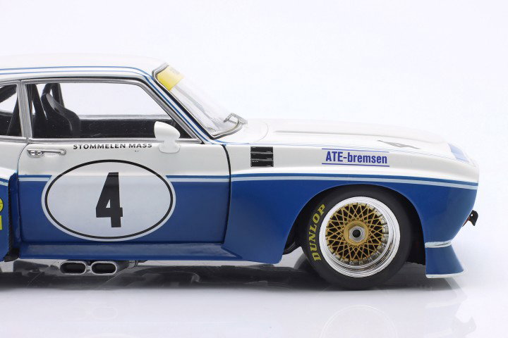 Ford Capri RS 3100 #4 Winner ETCC Zandvoort 1974 Stommelen, Mass 1:18 WERK83