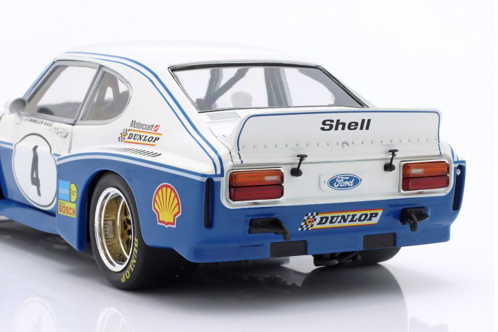 Ford Capri RS 3100 #4 vinder ETCC Zandvoort 1974 Stommelen, Mass 1:18 WERK83
