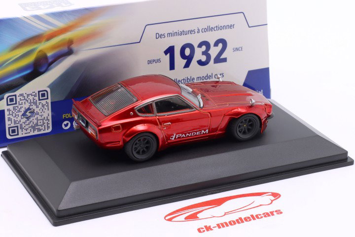 Datsun 240Z Pandem Rocket Bunny Baujahr 1973 rot 1:43 Solido