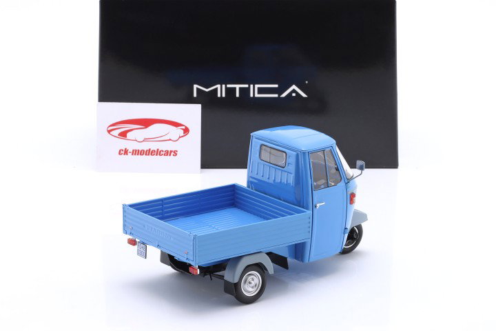 Piaggio Ape P501 Pick-Up Byggeår 1979 blå 1:18 MITICA