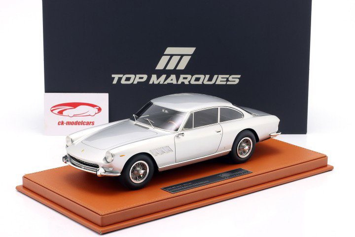 Ferrari 330 GT 2+2 Year 1965 silver 1:18 TopMarques