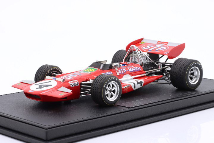 Chris Amon March 701 #14 2. Frankrig GP formel 1 1970 1:18 GP Replicas