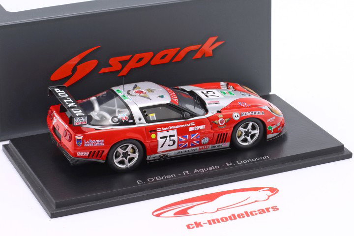 Callaway Corvette #75 24h LeMans 1995 Donovan, O'Brien, Agusta 1:43 Spark