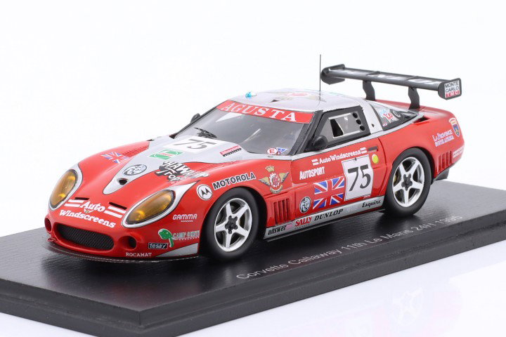 Callaway Corvette #75 24h LeMans 1995 Donovan, O'Brien, Agusta 1:43 Spark