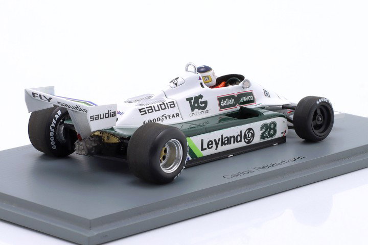 Carlos Reutemann Williams FW07B #28 vinder Monaco GP formel 1 1980 1:43 Spark