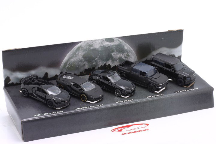 5-Car Set Black Edition 2.0 Next Generation 1:64 Majorette