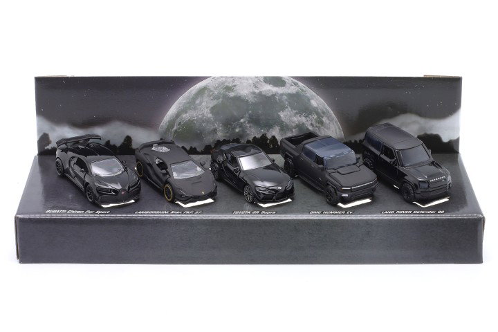 5-Car Set Black Edition 2.0 Next Generation 1:64 Majorette