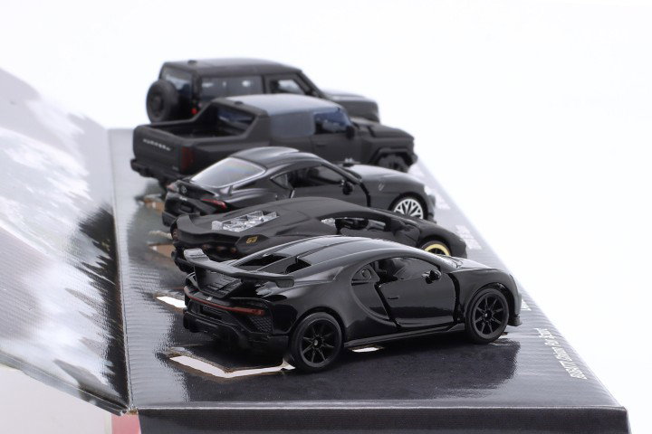 5-Car Set Black Edition 2.0 Next Generation 1:64 Majorette
