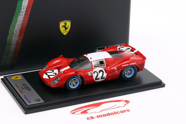 Ferrari 412P Berlinetta #22 24h LeMans 1967 Guichet, Müller 1:43 LookSmart