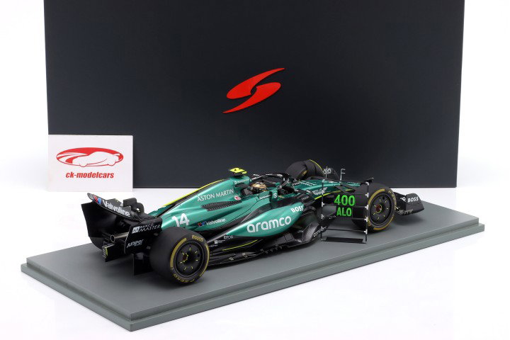 Fernando Alonso Aston Martin AMR24 #14 Mexique GP formule 1 2024 1:18 Spark