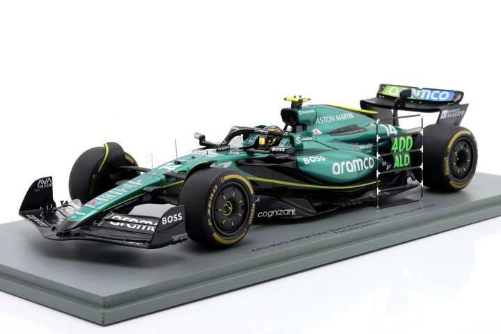 Fernando Alonso Aston Martin AMR24 #14 Mexique GP formule 1 2024 1:18 Spark