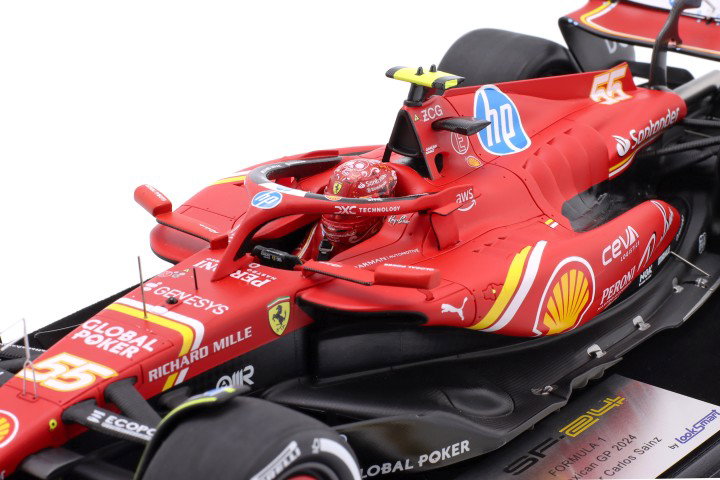 Carlos Sainz jr. Ferrari SF-24 #55 winnaar Mexico GP formule 1 2024 1:18 LookSmart
