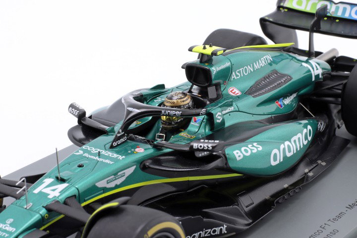 Fernando Alonso Aston Martin AMR24 #14 Mexique GP formule 1 2024 1:18 Spark