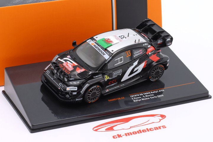 Toyota GR Yaris Rally1 #33 2. Rallye Monte Carlo 2025 Evans, Martin 1:43 Ixo