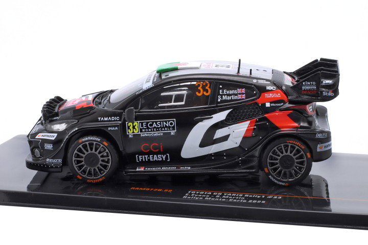 Toyota GR Yaris Rally1 #33 2. Rallye Monte Carlo 2025 Evans, Martin 1:43 Ixo