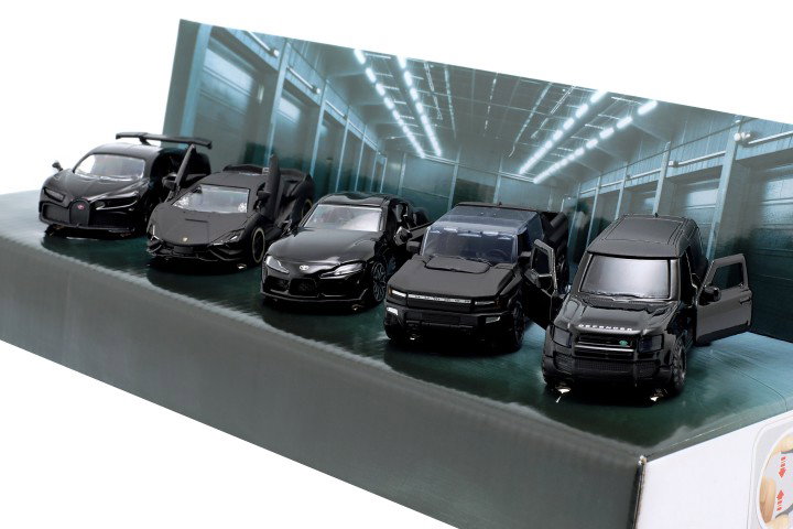5-Car Set Black Edition coffret cadeau 1:64 Majorette
